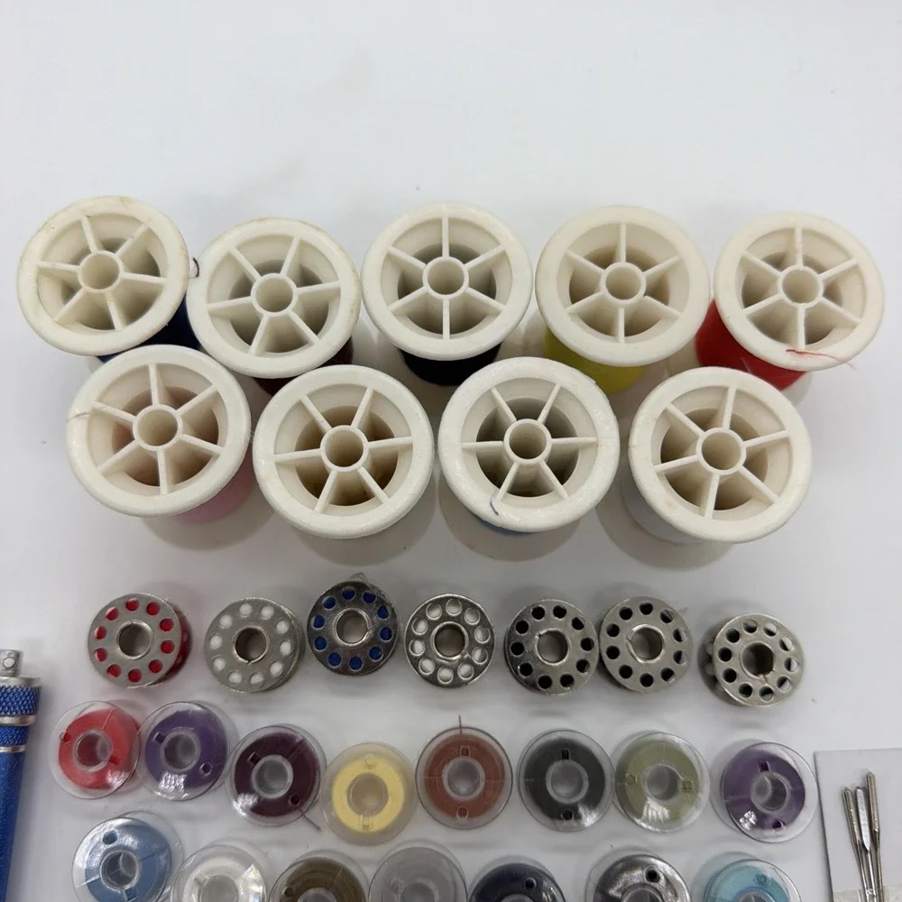 General Sewing Thread Spools Multicolor Lot of‎ 40 Various Colors and Sizes